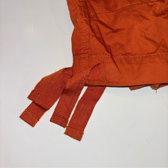 2/$30 SURPLUS Men's Orange Cargo Shorts Size 32 - Picture 6 of 10